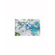 thumbnail image 4 of 5 Piezas de Bufandas Cuadradas para Mujeres, Bufandas con Estampado de Leopardo, Rayas y Lunares, Pañuelo, Neckerchief 5pcs-50x50cm Azul Blanco Flor, 4 of 4