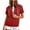 Red, variant on DJDLJWCJ Women's Full Zip Up Hoodie Plus Size Long Hoodies Sweatshirts Solid Color Short Sleeve Tops White Size M
