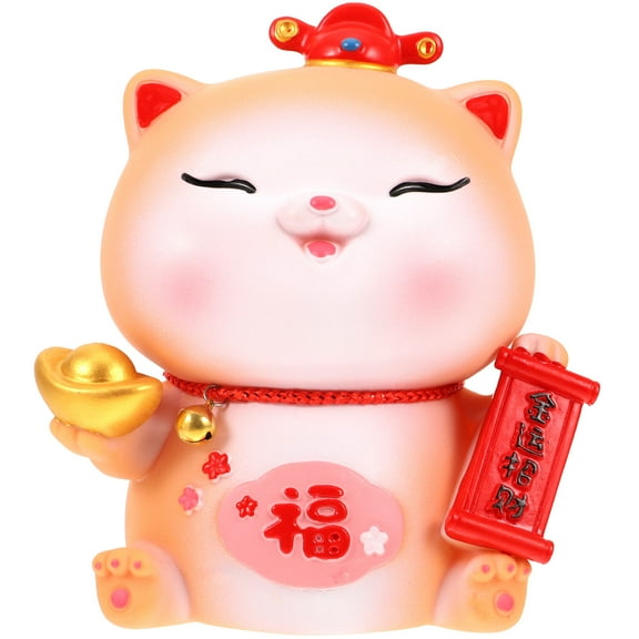 Niceauty Cat Coin Bank Golden 1Set