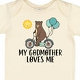 thumbnail image 4 of Inktastic My Godmother Loves Me Bear Boys or Girls Baby Bodysuit, 4 of 5