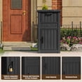 thumbnail image 6 of EasyUp Package Delivery Box Outdoor with Lockable Secure Waterproof & UV-Resistant,Anti-Theft Parcel Large Double Wall Resin Outdoor Package Delivery for Porches, Patios,Curbside, 6 of 9