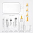 thumbnail image 2 of Pet Nursing Bottle and Syringe Feeding Kit for Newborn Kittens, Puppies, and Small Animals, Includes Silicone Nipples and Measuring Cup, 2 of 7