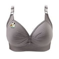 thumbnail image 6 of Ayfxijin Bras for Women No Underwire,Womans Bra Printing Gathered Together Large Size Daily Bra Underwear No Rims, 6 of 8