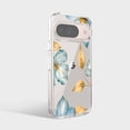 thumbnail image 1 of Caseco Google Pixel 9 Bleu Wildflower Étui Transparent, 1 of 5