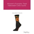 thumbnail image 2 of MeMoi Women's Pumpkin Treat Halloween Crew Socks - Mens - Male, 2 of 7