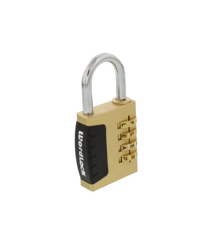 Padlock 4Dial Brass 1.5In