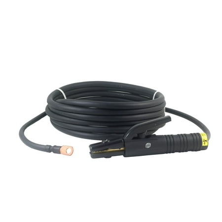 

200 Amp Welding Electrode Holder Lead Assembly - Terminal Lug Connector - #2 AWG cable (15 FEET)