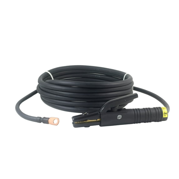 200 Amp Welding Electrode Holder Lead Assembly - Terminal Lug Connector - #2 AWG cable (50 FEET)