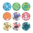 thumbnail image 1 of 90 piezas de pegatinas de feliz Pascua, recuerdos de fiesta, pegatinas de papel de Pascua para álbumes de recortes, sobres, bolsas de boda, Estilo E, 1 of 9