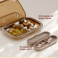 thumbnail image 6 of Uiz Merueh Clearance Travel Pill Organizer Portable Pill Case for Medication, Vitamins, Fish Oil and Supplements, 6 of 9