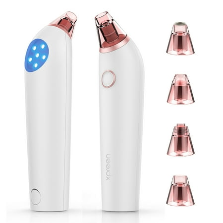 Blackhead Remover,XPREEN Electric Skin Tag Remover IPL Lights Freeze Pore Cleaner Vacuum Suction Facial Blackhead Removal Cleansing Tool  Black Heads Extraction For Women and (The Best Blackhead Remover)