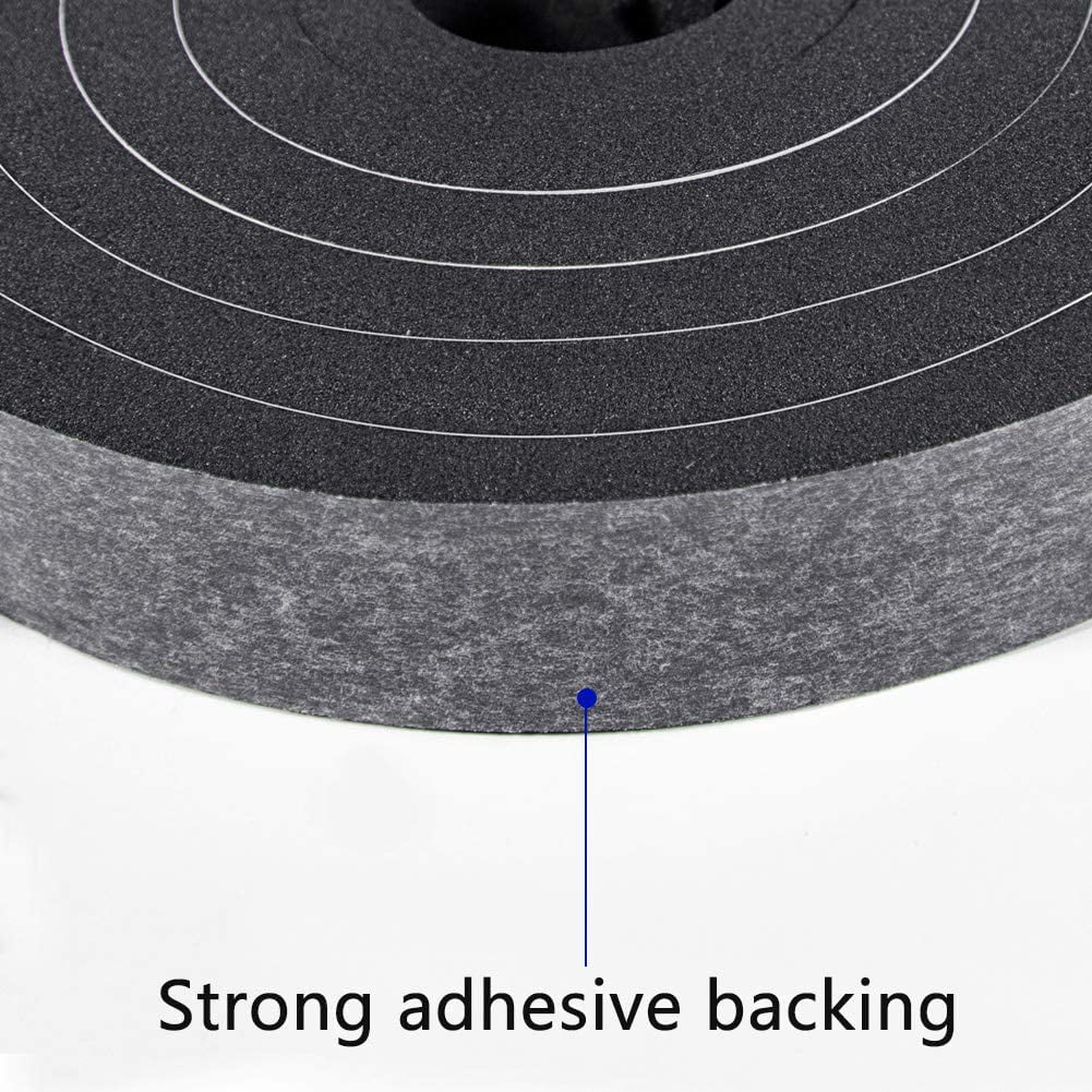 2 Inch Wide X 3/8 Inch Thick X 6.5 Feet Long... Adhesive Insulation Foam 