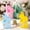 4Pcs: Pink+Blue+Yellow+Green, variant on 8.27Inch Easter Bunny Felt Baskets, for Easter Egg Hunt Party Favor & Wedding Family Gathering Favors Craft Gifts