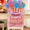 thumbnail image 3 of Yhmxh Home Decor, Room Decor, Wall Decor Birthday Chair Covers Birthday Seat Covers For Classroom Chairs Birthday Cake Chair Covers Colorful Birthday Dining Chair Covers Birthday Chairs Covers, 3 of 5