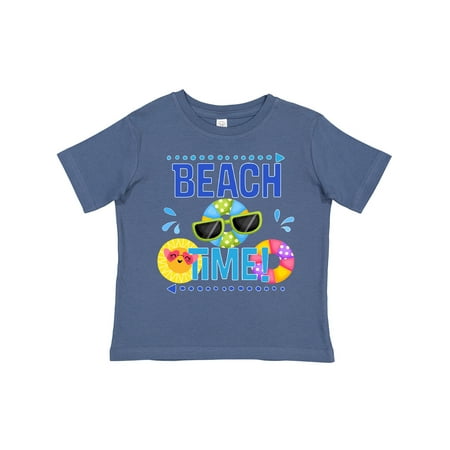 

Inktastic Beach Time Summer Vacation Trip Gift Toddler Boy or Toddler Girl T-Shirt
