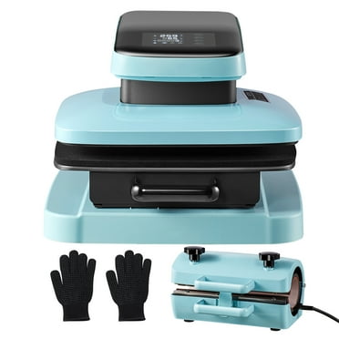 KFFKFF 2 in 1 Auto Heat Press Machine for T Shirts, T-shirt Press Machine 15x15 with Auto Release, Heats Up Fast & Distribute Heat Evenly, Intelligent Heat Press Machines for Sublimation