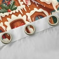 thumbnail image 4 of jejeloiu Marry Xmas Black Out Curtains,Christmas Theme Curtains Pack of 2 (42x63 Each),Snowman Gifts Bedroom Curtains,Lightweight Room Decorative, 4 of 6