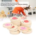 thumbnail image 3 of 20pcs Memory Matching Toys, Wooden Match Memory Game Educational Memory Matching Game For Kids Toddlers, 3 of 8