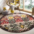 thumbnail image 2 of SAFAVIEH Ikat Anderson Southwestern Wool Area Rug, Cream/Brown, 5' x 8', 2 of 10