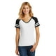 thumbnail image 1 of Camiseta con cuello en V de District ® Game para mujer. DM476 Distrito DM476, 1 of 1