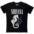 thumbnail image 1 of Nirvana  Adult Seahorse & Logo Mono T-Shirt, 1 of 2