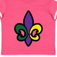 thumbnail image 4 of Inktastic Fleur De Lis Mardi Gras Holiday Boys or Girls Toddler T-Shirt, 4 of 5