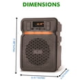 thumbnail image 4 of Technical Pro Rechargeable LED Bluetooth Speaker With App I/P Bluetooth, USB, FM Radio, 30 Feet Range, On-The-Go Speaker, 4 of 6