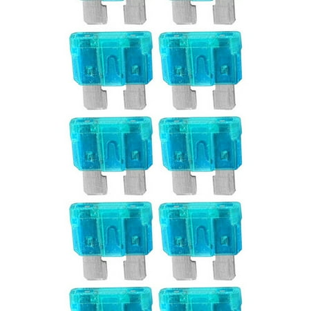 10 Fuse - NIPPON ATQ15A ATC FUSE 15 AMP; 10 PACK BLISTER; AUDIOPIPE