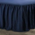 thumbnail image 2 of Lush Decor Ruffle Skirt Bedspread Navy 3Pc Set Queen, 2 of 6