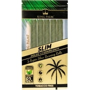 Organic Pre Rolls, Tobacco & Chemical Free, Super Slow Burning, 100% Real Palm Leaf, Just Fill It (10 Slims)