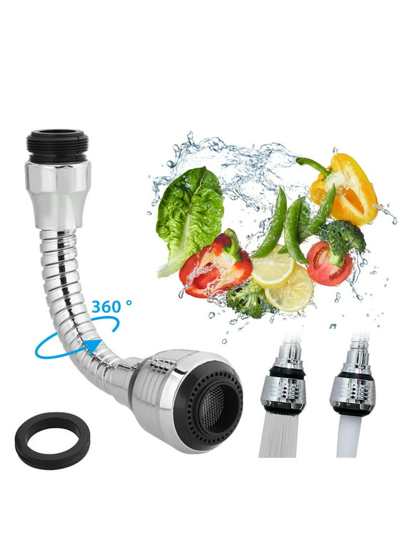 EEEkit Home Kitchen Sink Tap Faucet Extender, 360 Degree Rotary Water Sprinkler Nozzle Spray Shower Head Water Tap Tool for Home Kitchen Household