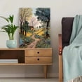 thumbnail image 5 of Vintage Countryside Path Floral Canvas Print, Wall Art for Living Room Bedroom Dining Room Office Entryway, 5 of 8