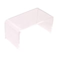 thumbnail image 1 of Mesa auxiliar para casa de muñecas, escritorio en miniatura, mesa auxiliar transparente para té, modelo de casa de muñecas en miniatura, decoración de, 1 of 8