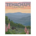thumbnail image 2 of Tehachapi, California, Bear and Spring Flowers (1000 Piece Puzzle, Size 19x27, Challenging Jigsaw Puzzle for Adults and Family, Made in USA), 2 of 4