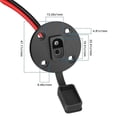 thumbnail image 2 of 2x Sae Connector,solar Weatherproof Sae Socket Sidewall Port, Sae Cable Quick Connect Panel Mount, 2 of 5