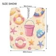 thumbnail image 5 of Yayeee Bath Rug for Bathroom Floor Non Slip Contour Fluffy Soft Absorbent Mat, 20"x24", Blue Beach Toys Pattern, 5 of 7