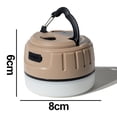 thumbnail image 2 of Luces de tienda para acampar, luz LED portátil para acampar, resistente al agua, 2 of 6