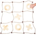 thumbnail image 4 of Tic Tac Toss - Wooden Yard Game with Rope Grid, 8 X & O Pieces - Giant Lawn Games for Backyard, Camping, Family, & Tailgating Parties - Team Indoor / Outdoor Tic Tac Toe Activities for All Ages, 4 of 8
