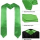 thumbnail image 3 of Estola Verde Diploma Universitario Blanco Adulto Bechalor Bautismo Clero Sacerdote Robado 16 Colores, 3 of 5