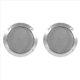 thumbnail image 1 of 2X Cubierta de Rejilla de Aluminio para Altavoz de Agudos de Automóvil, 4 Pulgadas, Rejilla de Metálica para Mejora del Audio, Color Plateado, 1 of 4