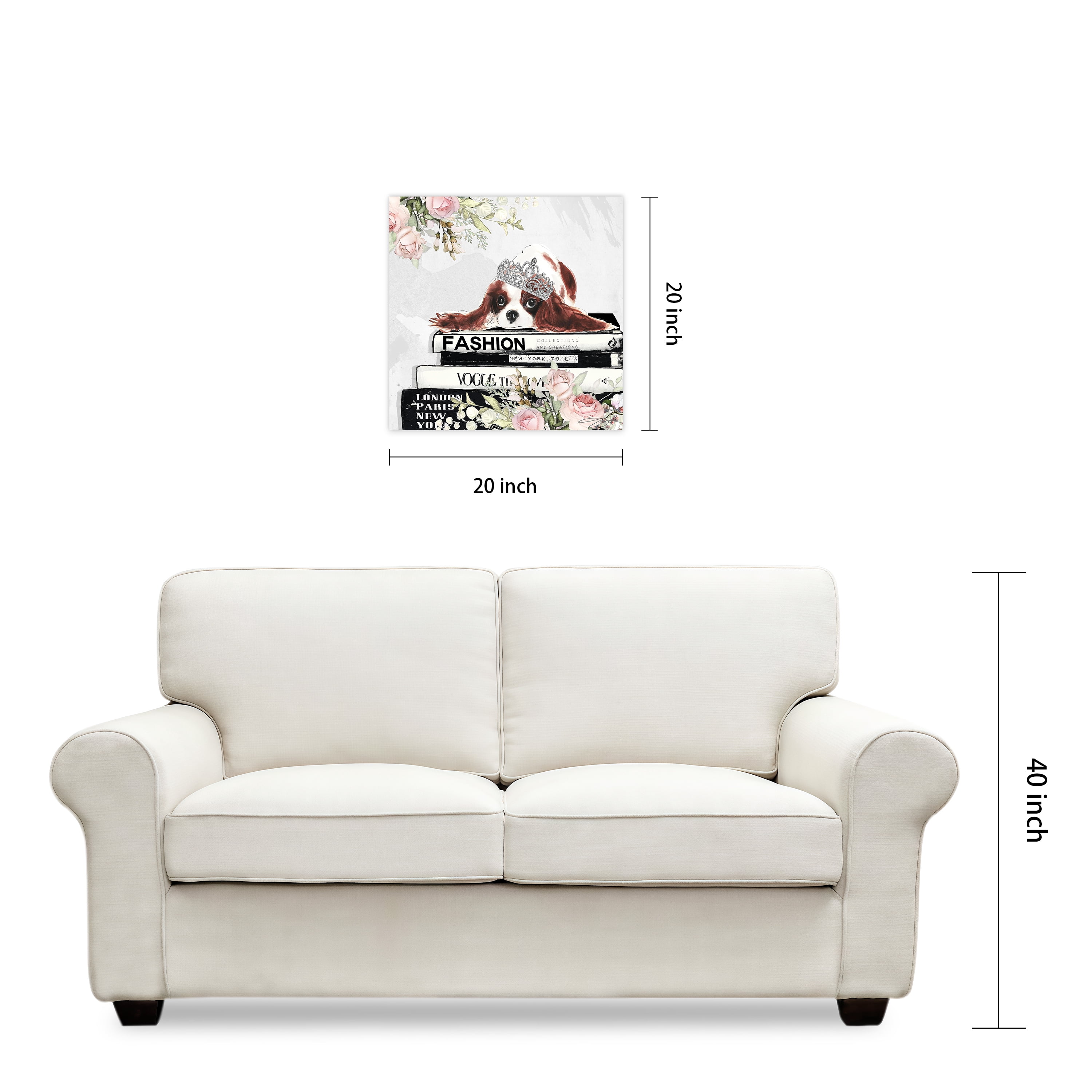 Empire Art Direct So Cavalier Frameless Free Floating Tempered Glass Panel Graphic Wall Art, 20" x 20" x 0.2", Ready to Hang