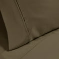 thumbnail image 5 of Superior Solid 1200-Thread Count Cotton Blend Sheet Set, Queen, Taupe, 5 of 6