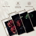 thumbnail image 6 of Elephant Stock Roses Of Despair Wall Art - Horizontal Multi Panel Canvas - Living Room Wall Decor - Gothic Multi Panel - Black And Red Decor - 68" x 42", 6 of 8