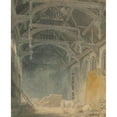 thumbnail image 3 of Joseph Mallord William Turner 20x24 Black Modern Framed Museum Art Print Titled - Interior of St. John's Palace, Eltham (ca. 1793), 3 of 5