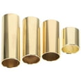 thumbnail image 1 of HEALEEP 4pcs Musical Instrument Slider Bass Guitar Slides Metal Golden Control Enhancement Music Performance, 1 of 8