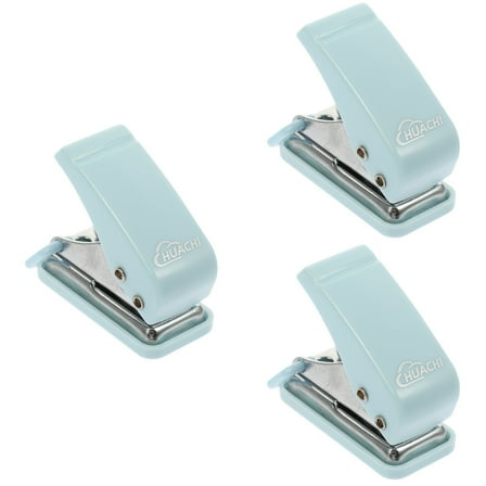 3 Pieces Small Stapler with Staples Hole Punch Stylish Student