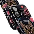 thumbnail image 2 of Space Cat Phone Case, Cute Astronaut Cat Illustration, Cosmic Galaxy Design Protective Cover for iPhone 16 15 14 13 12 11 Pro Plus Mini, 2 of 6