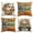 B, variant on Sm:)e Fall Pumpkin Home Sweet Home Orange Throw Pillow Covers, 18 x 18 Inch Seasonal Autumn Bless Our Home Decorations for Sofa Couch Set of 4