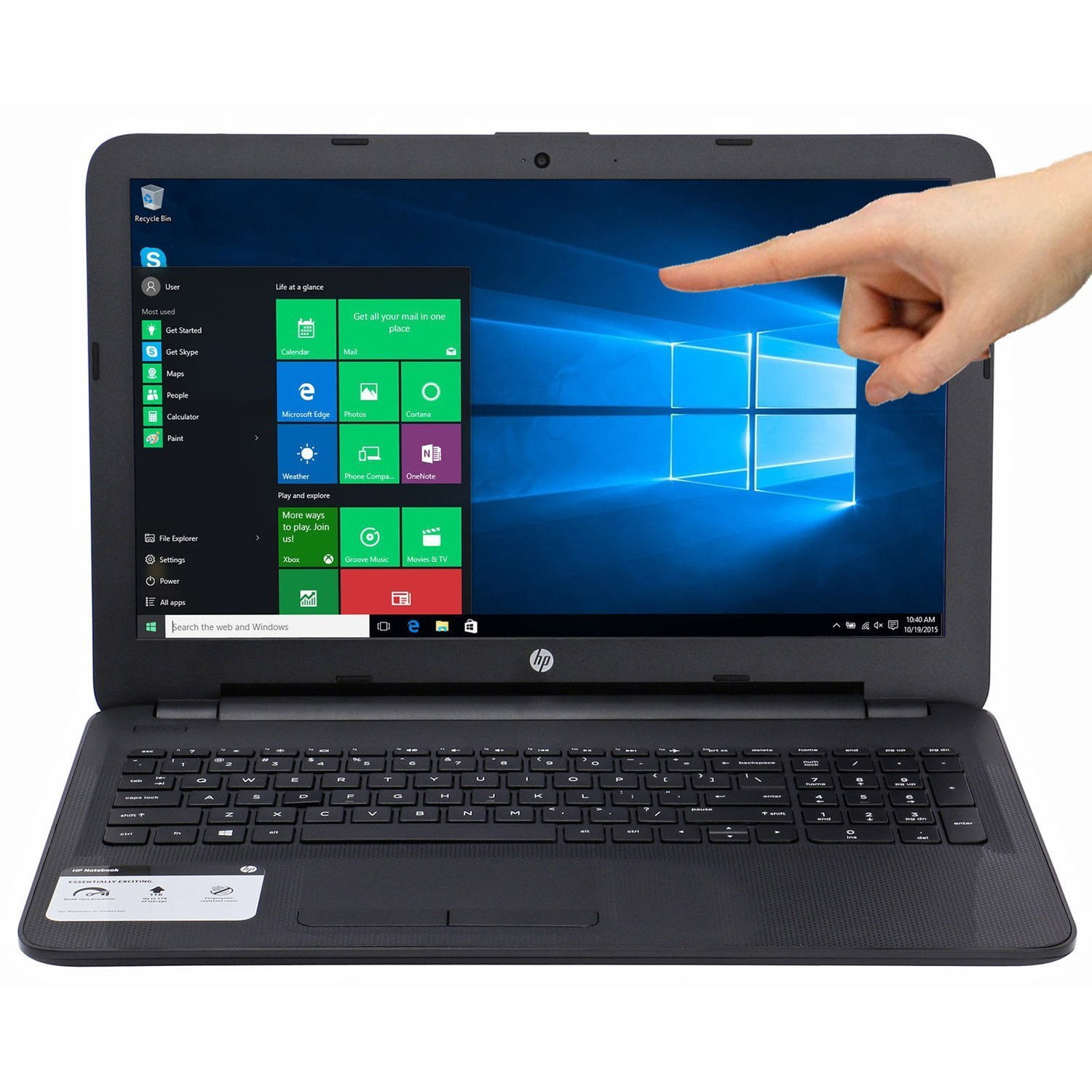 Hp 15 6 Hd Touchscreen Notebook Amd Quad Core A8 7410 Apu 2 2ghz Upto 2 5 Ghz 8gb Ddr3 256gb Ssd Amd Radeon R5 Dvd Rw Hdmi Card Reader Wifi Bluetooth Usb Windows 10 Professional 64bit Walmart Com Hp 15 6 Hd Touchscreen Notebook Amd Quad Core A8 7410 Apu 2 2ghz Upto 2 5 Ghz 8gb Ddr3 256gb Ssd Amd Radeon R5 Dvd Rw Hdmi Card Reader Wifi Bluetooth Usb Windows 10 Professional 64bit Walmart Com