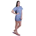 thumbnail image 3 of Moomaya Womens Printed Tee and Shorts Pajama Set PJs,Short Sleeve Sleepwear Nightwear S-XXL, 3 of 7